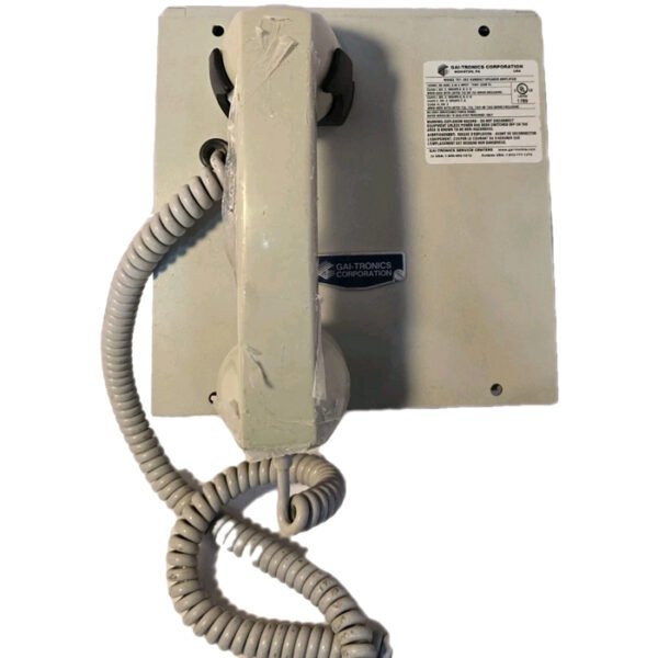 GAI-TRONICS 701-302 Handset/Speaker Amplifier 701-30225 with Base 702A